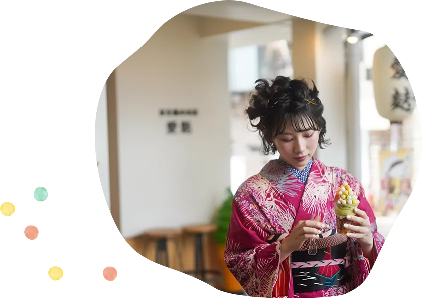 やゝのスタッフと店内の様子