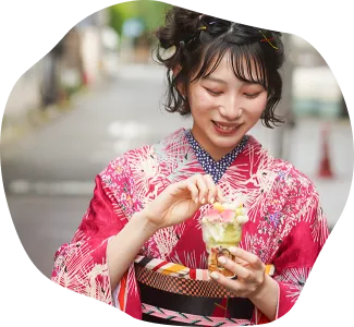 アンティーク着物のディスプレイ2
